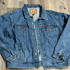Vintage JEEP Jean Denim Jacket size XL